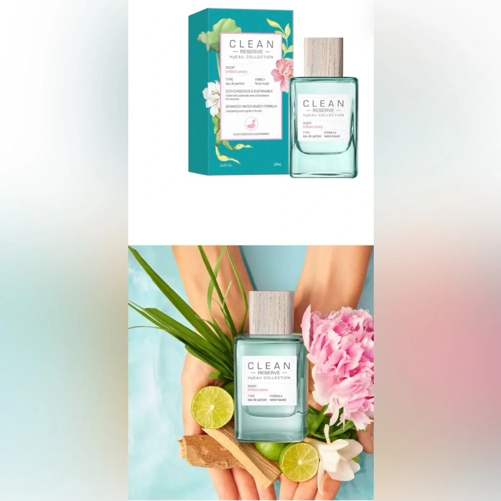 NEW Clean Reserve H2eau-  Brilliant Peony 1.7oz - Picture 4 of 6